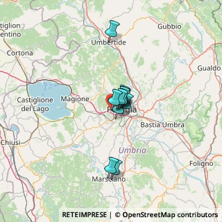 Mappa Via Ferdinando Gregorovius, 06127 Perugia PG, Italia (7.85545)