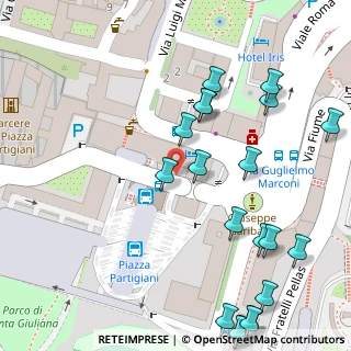 Mappa Piazza Partigiani, 06121 Perugia PG, Italia (0.075)