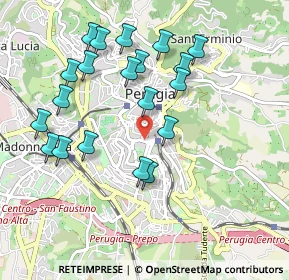 Mappa Via Luigi Masi, 06121 Perugia PG, Italia (1.0175)
