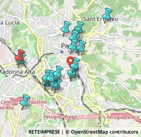 Mappa Piazza Partigiani, 06121 Perugia PG, Italia (0.8585)