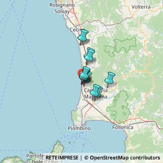 Mappa Via della Meloria, 57027 San Vincenzo LI, Italia (7.16)