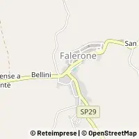 Mapa Falerone