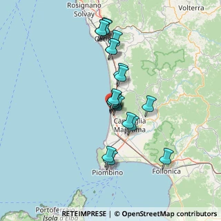Mappa S.Vincenzo, 57027 San Vincenzo LI, Italia (12.8725)