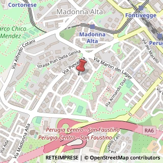 Mappa Via Luigi Rizzo,  83, 06128 Perugia, Perugia (Umbria)