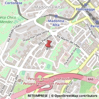 Mappa Via Luigi Rizzo, 83, 06128 Perugia, Perugia (Umbria)