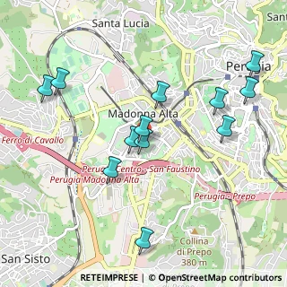 Mappa Via Luigi Rizzo, 06128 Perugia PG, Italia (1.08)