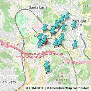 Mappa Via Luigi Rizzo, 06128 Perugia PG, Italia (0.8245)
