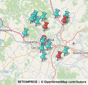 Mappa Via Antonietti Colomba, 06129 Perugia PG, Italia (7.39412)