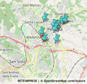 Mappa Via Antonietti Colomba, 06129 Perugia PG, Italia (1.51182)