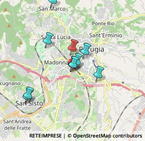 Mappa Via Antonietti Colomba, 06129 Perugia PG, Italia (1.83727)