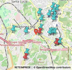 Mappa Via Antonietti Colomba, 06129 Perugia PG, Italia (1.094)