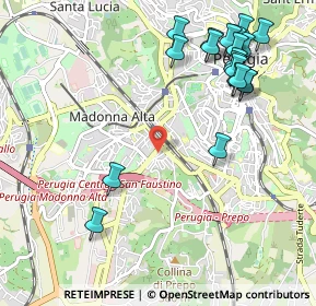 Mappa Via Antonietti Colomba, 06129 Perugia PG, Italia (1.3)