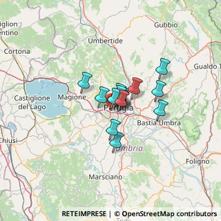 Mappa Viale Centova, 06127 Perugia PG, Italia (7.27333)