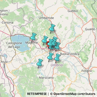 Mappa Viale Centova, 06127 Perugia PG, Italia (7.45818)