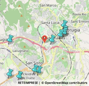 Mappa Viale Centova, 06127 Perugia PG, Italia (2.49455)