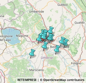 Mappa Borgo XX Giugno, 06126 Perugia PG, Italia (7.06769)