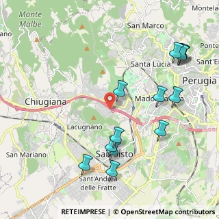 Mappa Via del Discobolo, 06127 Perugia PG, Italia (2.46385)