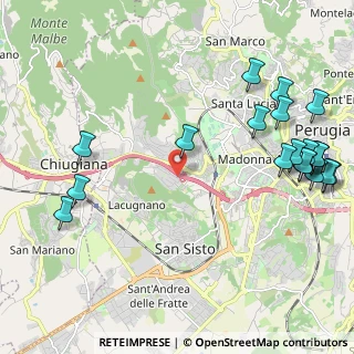 Mappa Via del Discobolo, 06127 Perugia PG, Italia (2.91947)