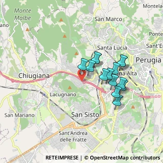 Mappa Via del Discobolo, 06127 Perugia PG, Italia (1.55786)
