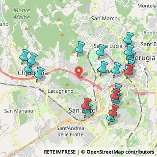 Mappa Via del Discobolo, 06127 Perugia PG, Italia (2.497)