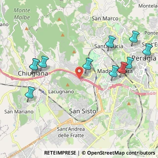 Mappa Via del Discobolo, 06127 Perugia PG, Italia (2.51636)