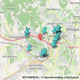 Mappa Via del Discobolo, 06127 Perugia PG, Italia (1.7755)