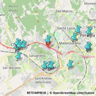 Mappa Via del Discobolo, 06127 Perugia PG, Italia (2.70063)