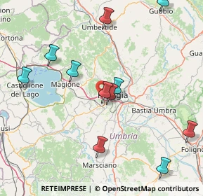 Mappa Via del Discobolo, 06127 Perugia PG, Italia (18.32545)