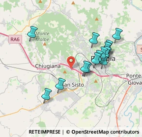 Mappa Via del Discobolo, 06127 Perugia PG, Italia (3.628)