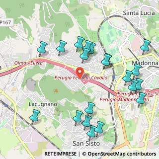 Mappa Via del Discobolo, 06127 Perugia PG, Italia (1.2485)