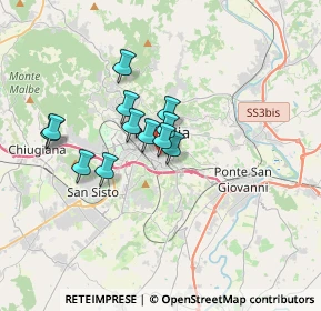 Mappa Via Claudio Monteverdi, 06121 Perugia PG, Italia (2.58583)