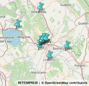 Mappa Via Claudio Monteverdi, 06121 Perugia PG, Italia (8.65727)
