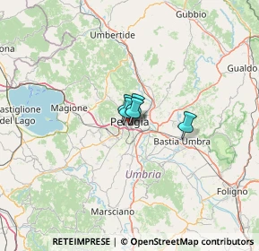 Mappa Via Claudio Monteverdi, 06121 Perugia PG, Italia (32.73)