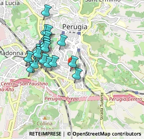 Mappa Via Claudio Monteverdi, 06121 Perugia PG, Italia (0.943)