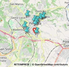 Mappa Via Claudio Monteverdi, 06121 Perugia PG, Italia (1.30455)