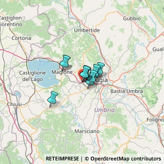 Mappa Via Pierluigi Nervi, 06070 Corciano PG, Italia (5.64636)