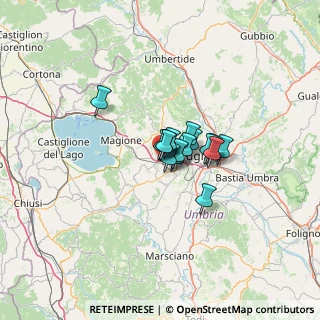 Mappa Via Pierluigi Nervi, 06070 Corciano PG, Italia (6.60375)