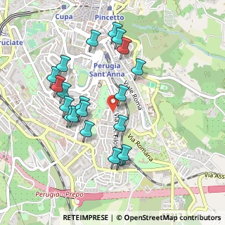 Mappa Via Pico della Mirandola, 06121 Perugia PG, Italia (0.4895)