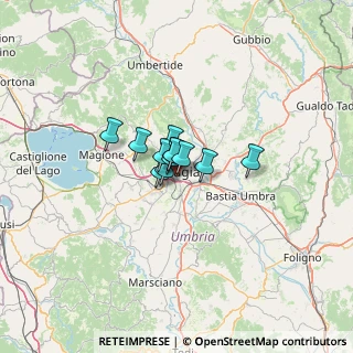 Mappa Via Pico della Mirandola, 06121 Perugia PG, Italia (5.40583)
