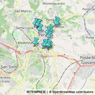 Mappa Via Pico della Mirandola, 06121 Perugia PG, Italia (1.30733)