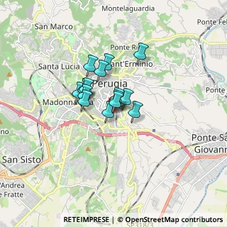 Mappa Via Pico della Mirandola, 06121 Perugia PG, Italia (1.04688)
