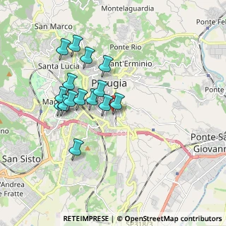Mappa Via Pico della Mirandola, 06121 Perugia PG, Italia (1.704)