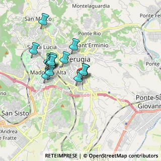 Mappa Via Pico della Mirandola, 06121 Perugia PG, Italia (1.664)