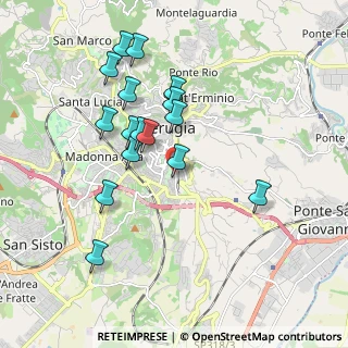 Mappa Via Pico della Mirandola, 06121 Perugia PG, Italia (1.85625)