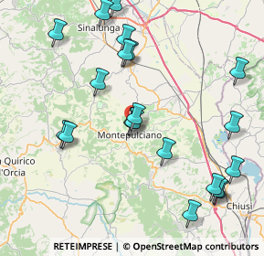 Mappa Via Calamandrei, 53045 Montepulciano SI, Italia (9.533)