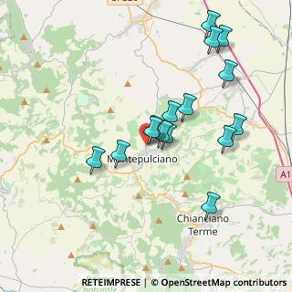 Mappa Viale Piero Calamandrei, 53045 Montepulciano SI, Italia (3.69667)