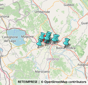 Mappa Via del Montaloco, 06127 Perugia PG, Italia (5.85455)