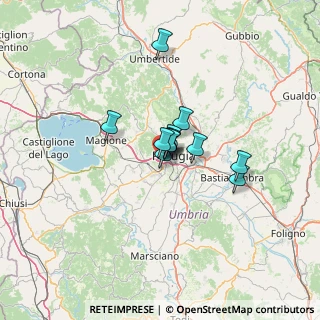 Mappa Via del Montaloco, 06127 Perugia PG, Italia (7.54583)