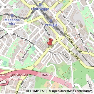 Mappa Via settevalli 70/l, 06128 Perugia, Perugia (Umbria)