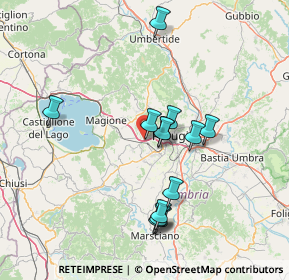 Mappa Via Nilde Iotti, 06073 Corciano PG, Italia (13.92385)